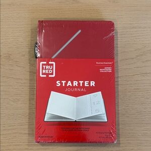 NWT TRU RED, Red Starter Journal
